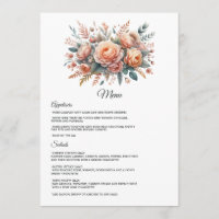 Peach Fuzz Floral Wedding