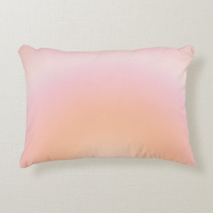 Peach Fuzz Gradient Decorative Cushion