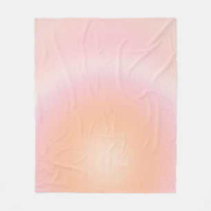 Peach Fuzz Gradient Fleece Blanket