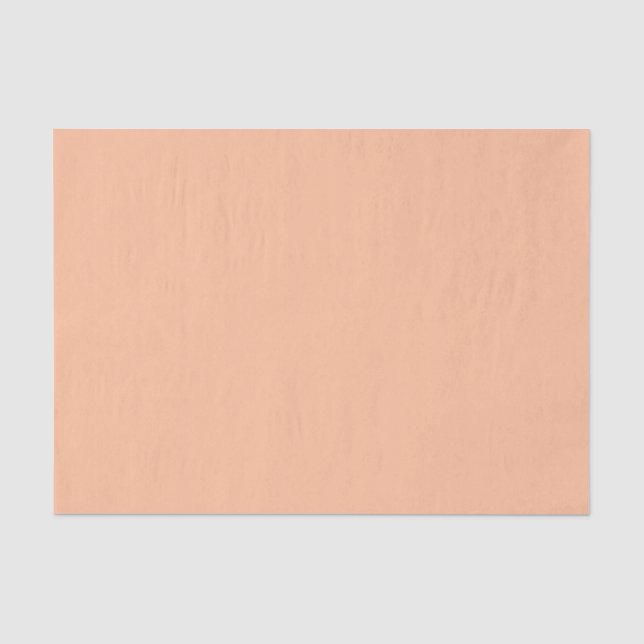 Peach Fuzz Is Beautiful And Desirable Tissue Paper (Front)
