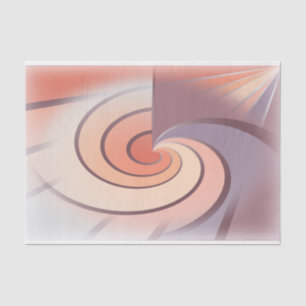 Peach fuzz seashell tissue paper