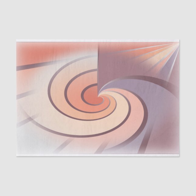 Peach fuzz seashell tissue paper (Front)