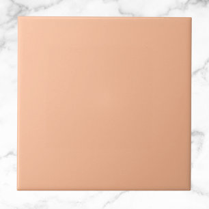 Peach Fuzz Solid Colour Tile