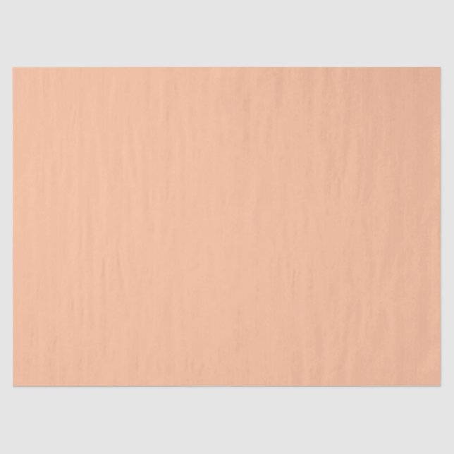 Peach Fuzz Solid Colour Tissue Paper (Front)
