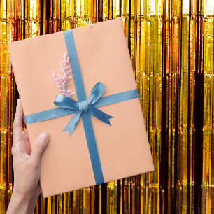 Peach Fuzz Solid Colour Wrapping Paper