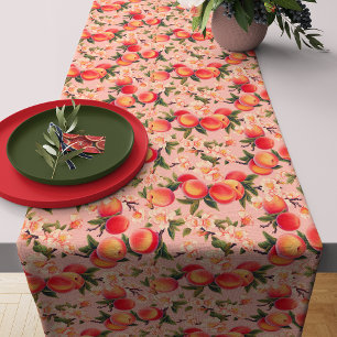Peach Fuzz Watercolor Bliss - Peach Themed Medium Table Runner