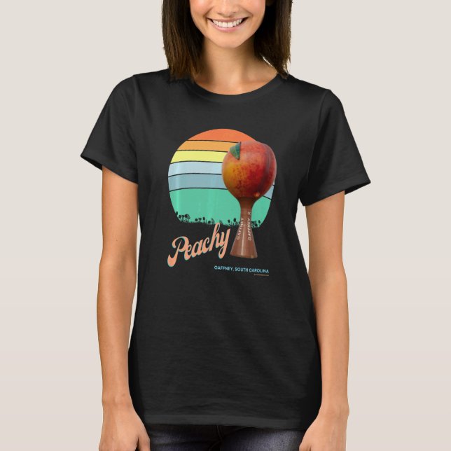 Peach Gaffney Sc South Carolina Festival Peachoid  T-Shirt (Front)