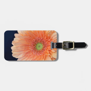 Peach Gerbera Luggage Tag