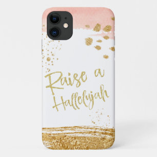 Peach Gold Raise A Hallelujah Christian Case-Mate iPhone Case