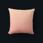 Peach Gradient Background Cushion<br><div class="desc">Plain peach and pink gradient background.</div>