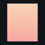 Peach Gradient Background Flyer<br><div class="desc">Plain peach and pink gradient background.</div>