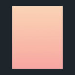 Peach Gradient Background Flyer<br><div class="desc">Plain peach and pink gradient background.</div>