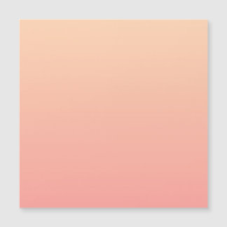 Peach Gradient Background Magnetic Invitation