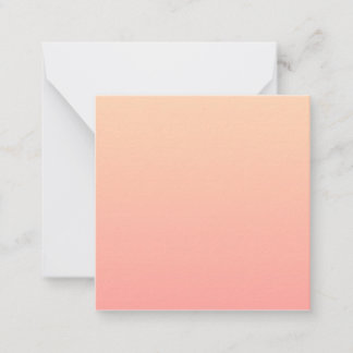 Peach Gradient Card