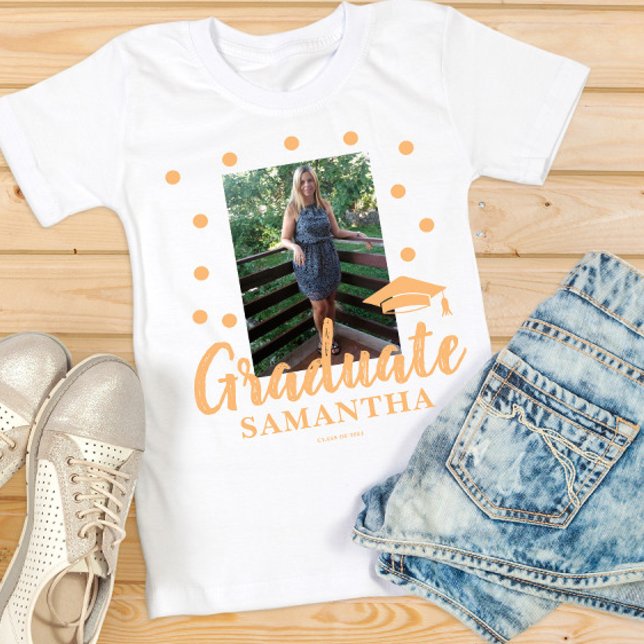 Peach Graduation  T-Shirt (Creator Uploaded)