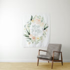 Peach green floral bridal shower Miss to Mrs