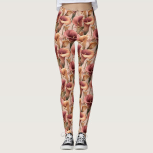 Peach Gym Calla lilies Charm Gift Ideas For Mom Leggings