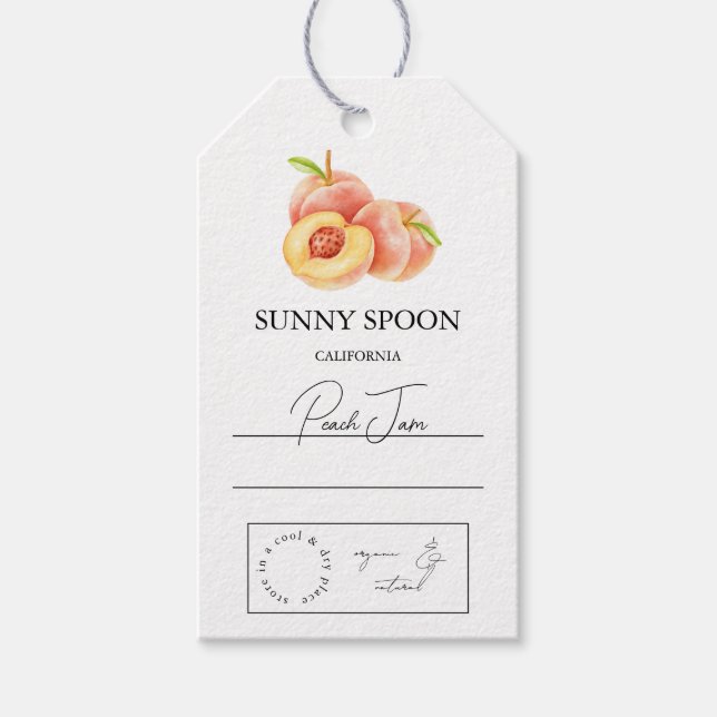 Peach Hang Tag (Front)