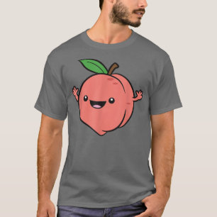 Peach Kawaii Cute Peach Fruit Love Peaches T-Shirt