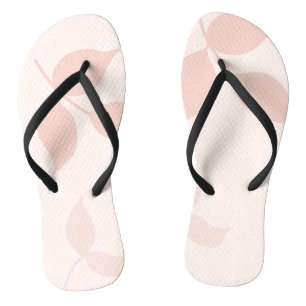 Peach Leaves Pattern Jandals