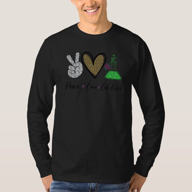 Peach Love Lab Week 2022 Laboratory Tech Technolog T-Shirt (Front)