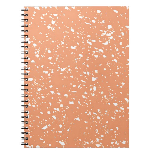 Peach Marble Notebook (Front)
