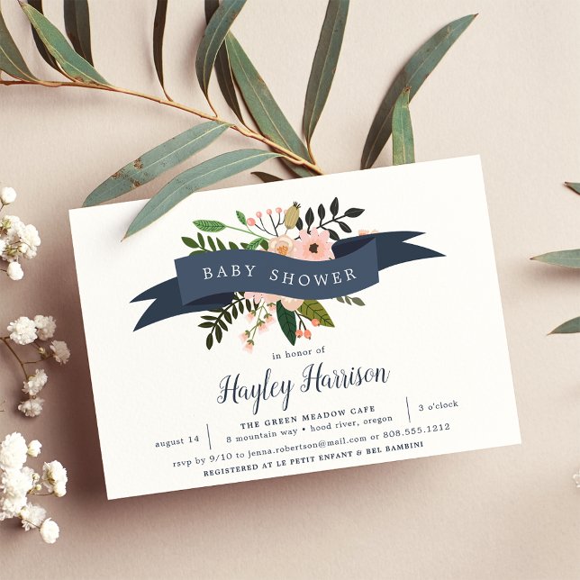 Peach Meadow | Baby Shower Invitation (Creator Uploaded)