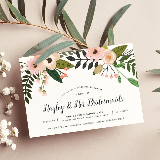 Peach Meadow | Bridesmaids Brunch Invitation (Creator Uploaded)