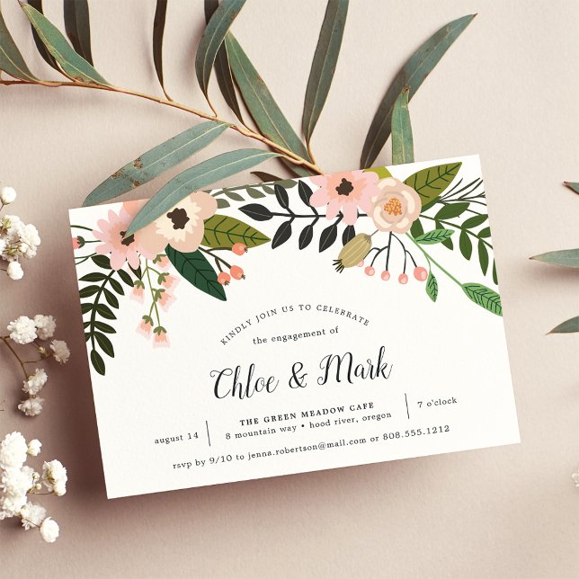 Peach Meadow | Engagement Party Invitation (Creator Uploaded)