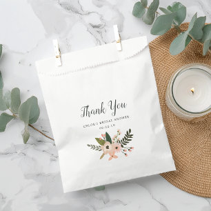 Peach Meadow Personalised Favour Bags