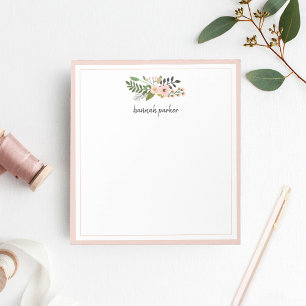 Peach Meadow Personalised Notepad
