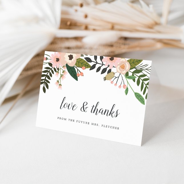 Peach Meadow Thank You Card (Creator Uploaded)