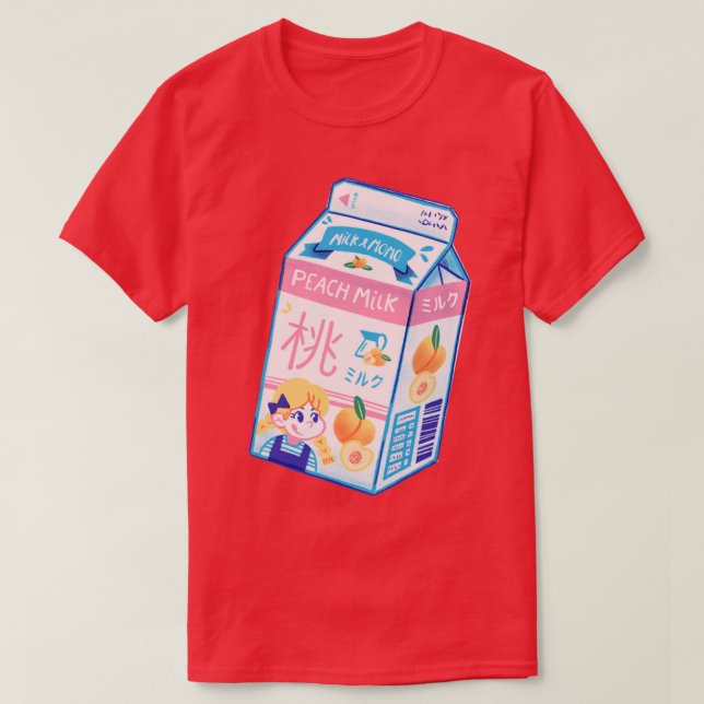 Peach Milk T-Shirt (Design Front)