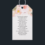 Peach Mint Succulent Floral Bridal Display Shower Gift Tags<br><div class="desc">Peach & Mint Succulents Watercolor Floral Top Border Summer or Spring Flowers with Watercolor greenery,  Modern and Script fonts,  and elegant floral design. Trendy and Chic Wedding Bridal Shower Display Tags! ~ Check my shop to see the entire wedding suite for this design!</div>