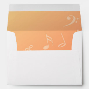Peach Music Envelope