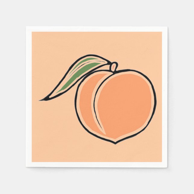 Peach Napkin (Front)