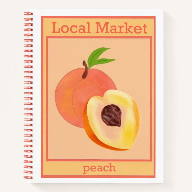 Peach notebook (Front)