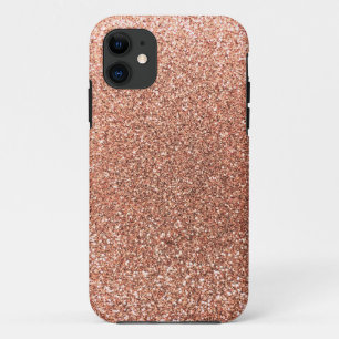 Peach orange glitter Case-Mate iPhone case