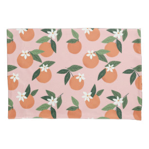 Peach Orange Juice Pattern Pillowcase