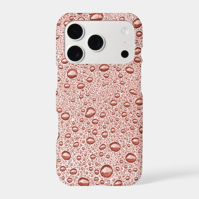 Peach orange water droplets (Back)