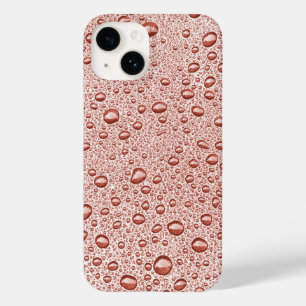 Peach orange water droplets Case-Mate iPhone 14 case