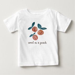 Peach Painting Sweet as a Peach Baby Bodysuit