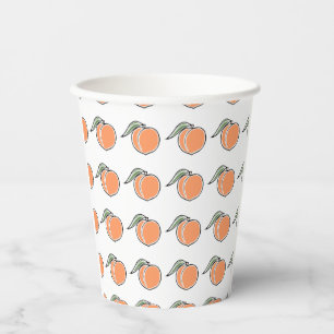 Peach Paper Cups