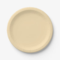 Peach Paper Plates