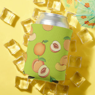 Peach Pattern 4 Can Cooler