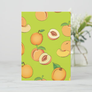 Peach Pattern 4 Card