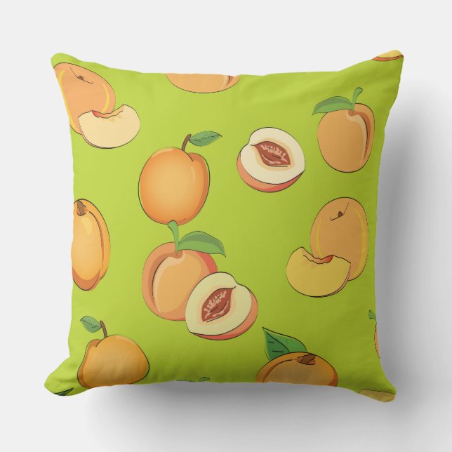 Peach Pattern 4 Cushion (Front)