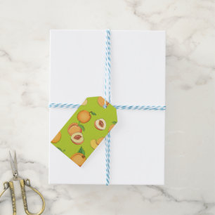 Peach Pattern 4 Gift Tags
