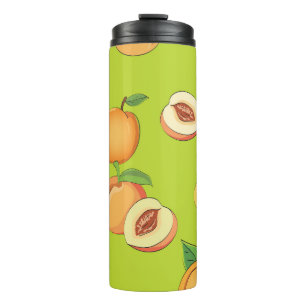Peach Pattern 4 Thermal Tumbler
