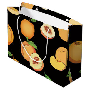 Peach Pattern 5 Large Gift Bag